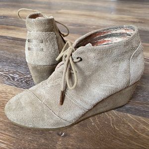 TOMS Wedge Booties
